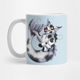 Purrmaid: Black Bicolor Mug